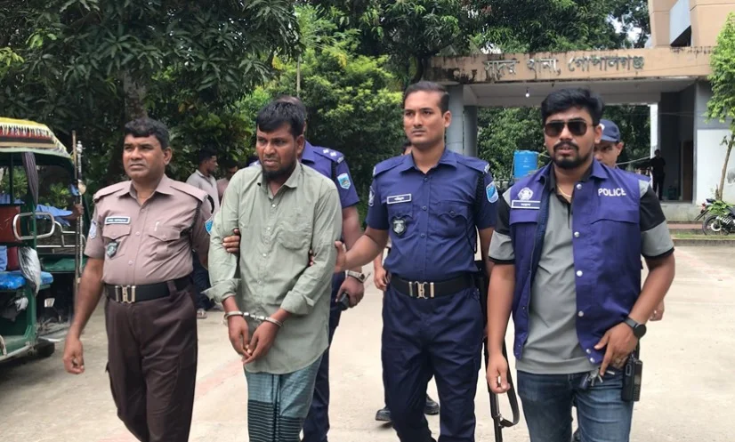 গোপালগঞ্জে কলেজ ছাত্র হত্যা মামলার সাত আসামীর মধ্যে ১জন গ্রেফতার,