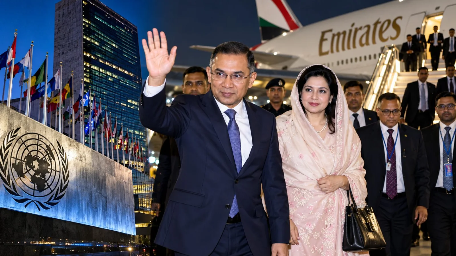 জাতিসংঘ সফর শেষে নিউইয়র্ক ছাড়লেন প্রধানমন্ত্রী তারেক রহমান