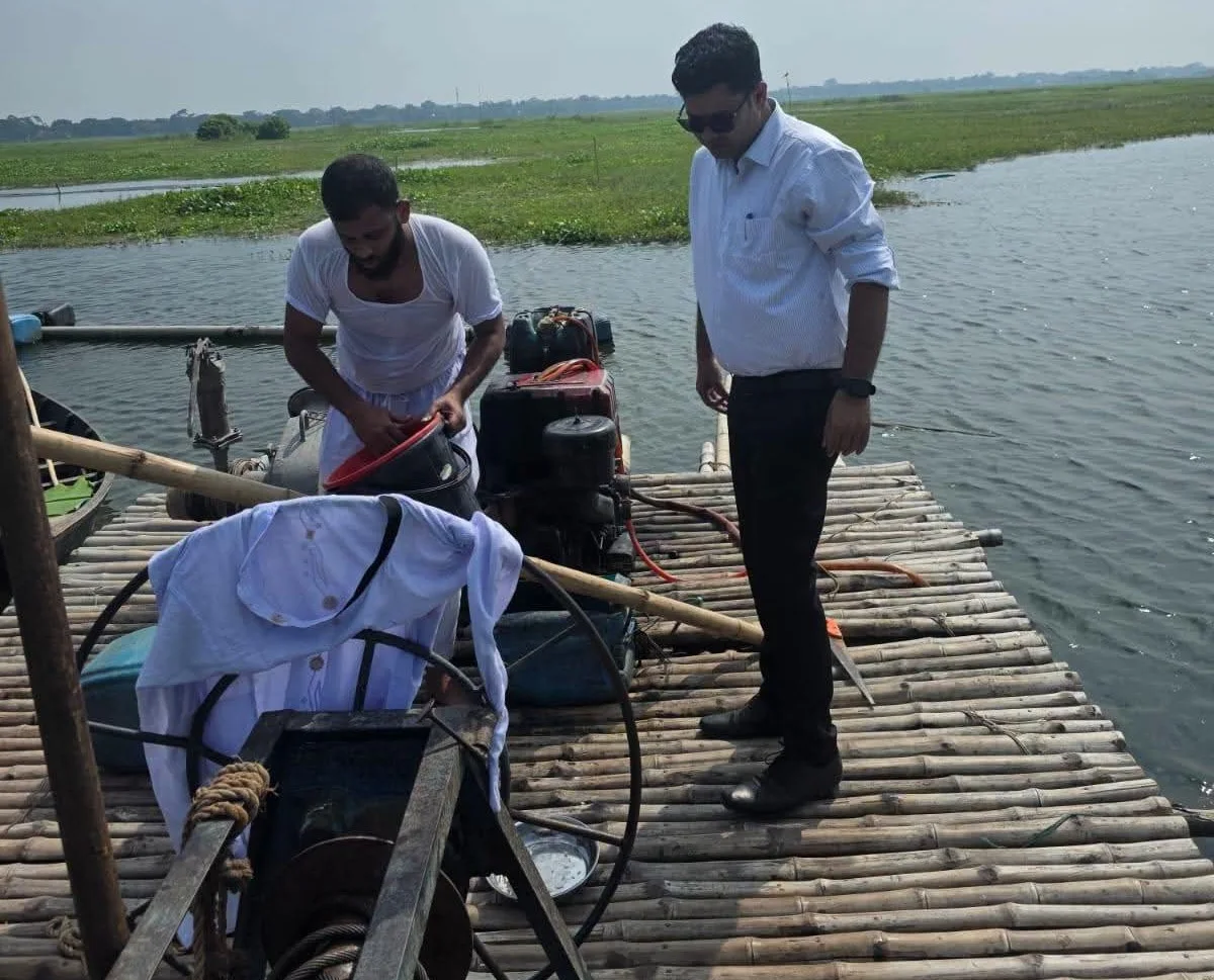 অবৈধ ড্রেজার উচ্ছেদ ও কারাদণ্ড: নগরকান্দায় কঠোর অবস্থানে রয়েছে প্রশাসন