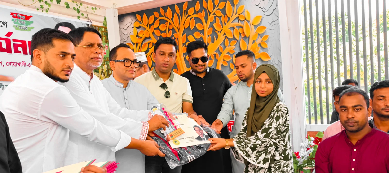 নোয়াখালীতে জিপিএ-৫ পাওয়া ৫৫ শিক্ষার্থীকে ছাত্রদলের সংবর্ধনা