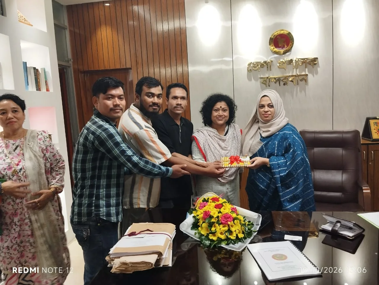 বান্দরবান জেলা প্রশাসকের সঙ্গে সিএইচটি সম্প্রীতি জোটের জেলা কমিটির সৌজন্য সাক্ষাৎ