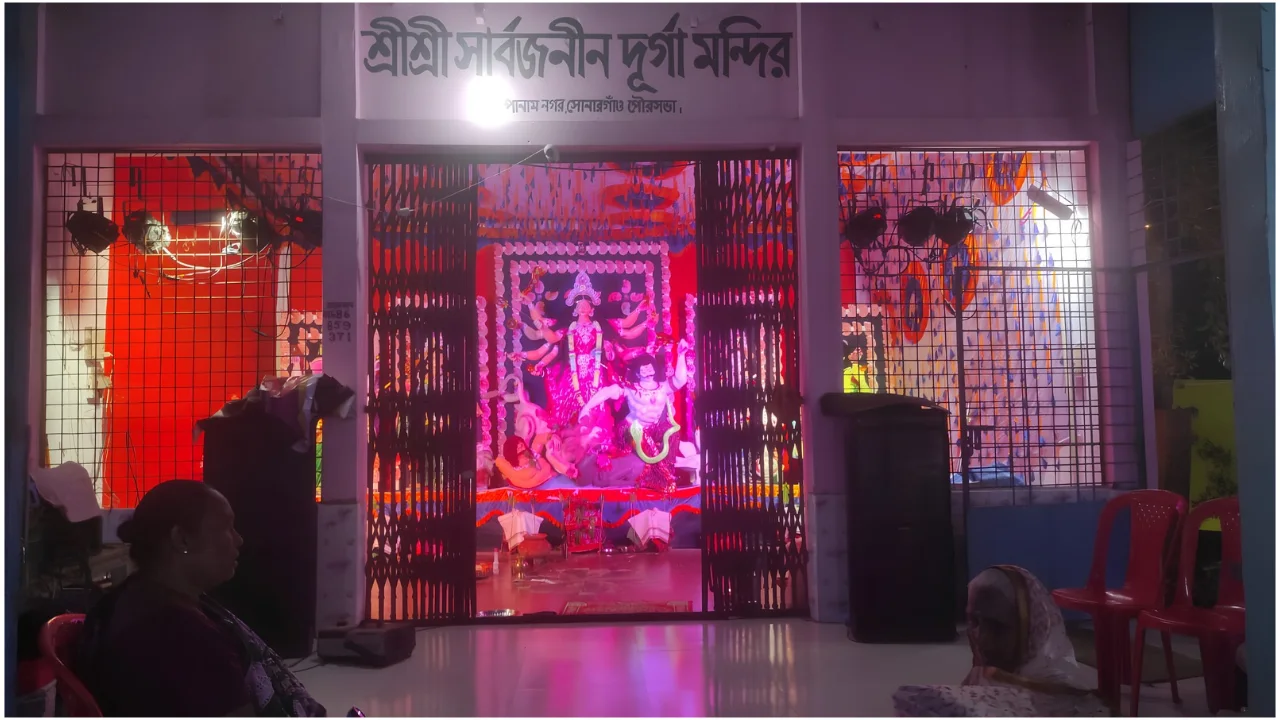 পানাম নগরে ভক্তশূণ্য দুর্গোৎসব, সংরক্ষণের আড়ালে হারাচ্ছে শতবর্ষী মন্দিরের প্রাণ