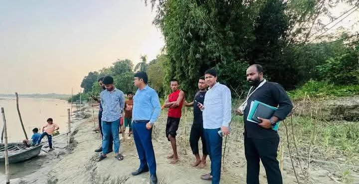 ভাঙ্গায় অবৈধ বালু উত্তোলনবিরোধী অভিযান, জরিমানা ২ লাখ টাকা