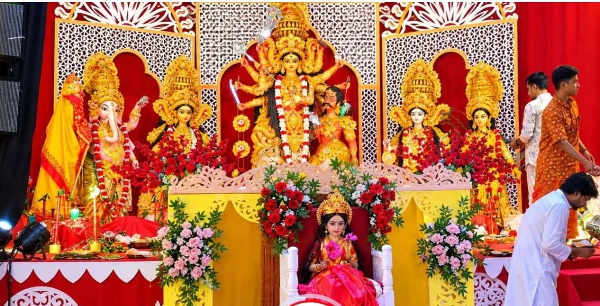 কিশোরগঞ্জে ইতিহাস, কালীবাড়ির আঙিনায় জ্যোতির্ময়ী কুমারী পূজা,