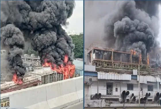 মহাখালীতে এসি বাসে আগুন, আধঘণ্টায় নিয়ন্ত্রণে আনল ফায়ার সার্ভিসের দল
