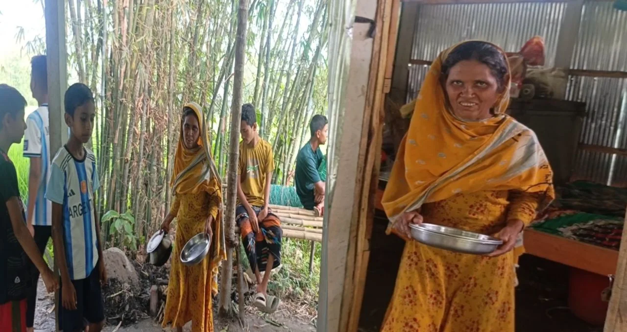 অন্যের বাড়িতে কাজ করে চলে সংসার, সাহায্য চেয়ে অসহায় মায়ের আকুতি