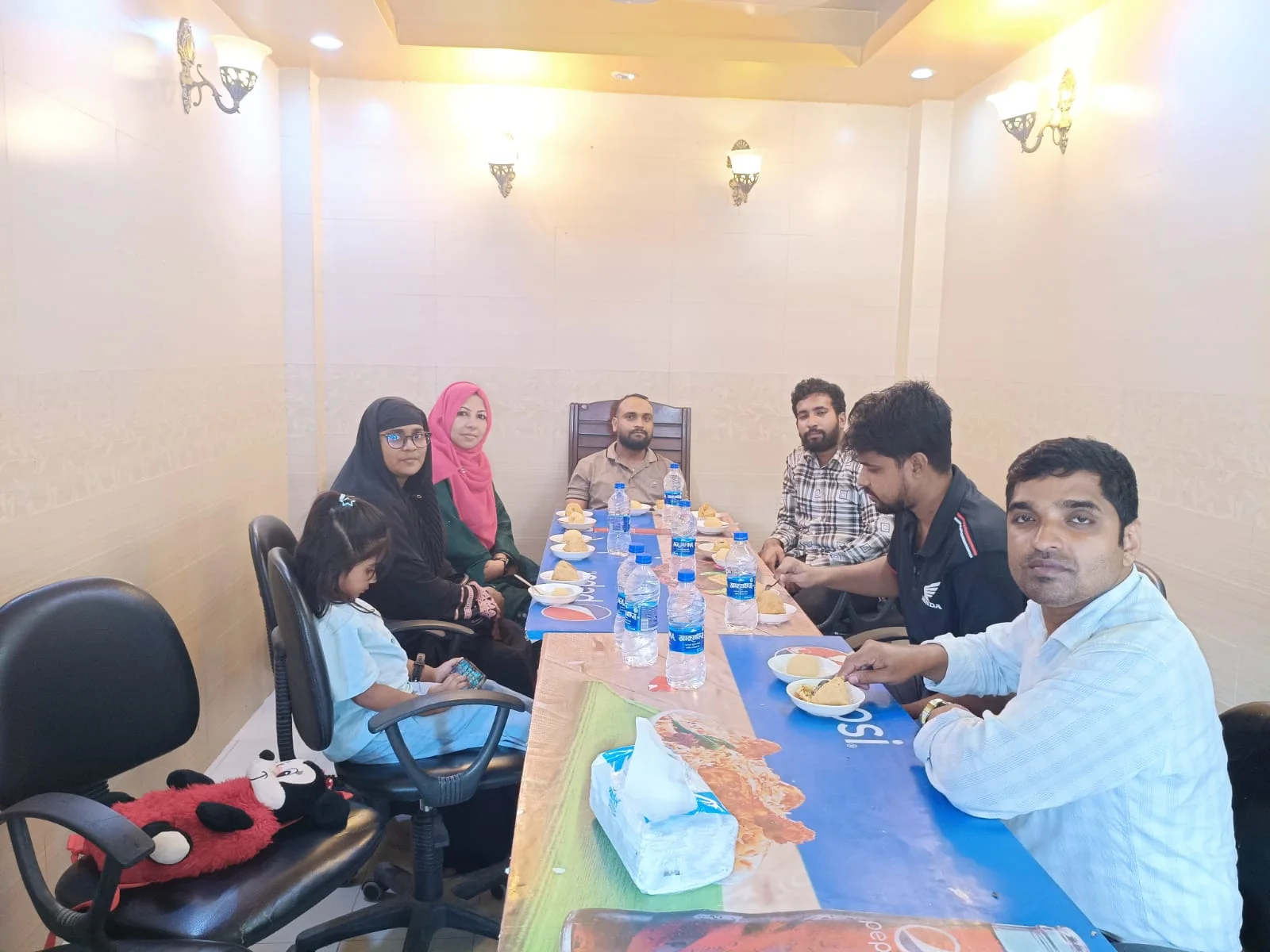 বেকা নওগাঁ ইউনিটের মাসিক সভা,  সভাপতির পুত্র সন্তানের আগমনে মিষ্টিমুখ