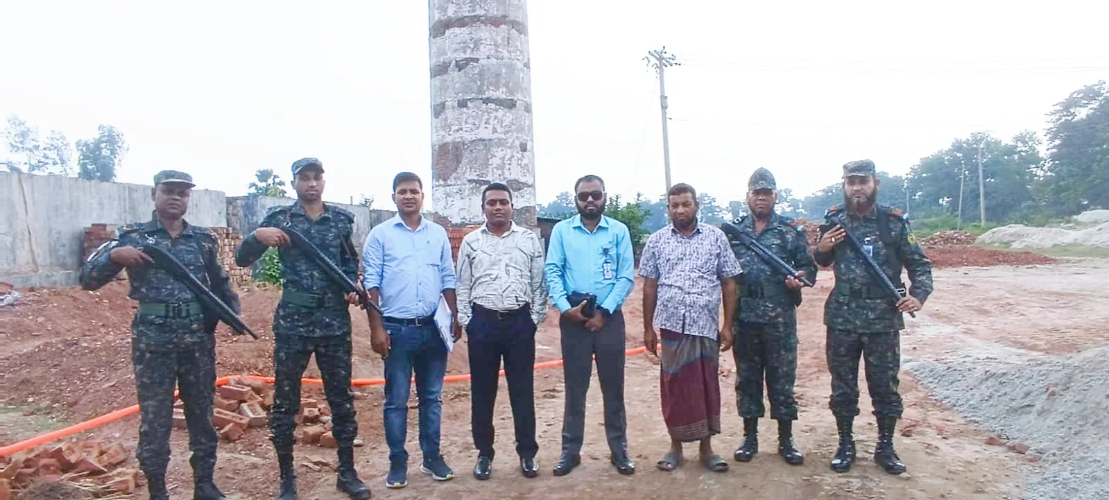 পত্নীতলায় অবৈধ ইটভাটার নির্মাণকাজ বন্ধ, ১ লাখ টাকা জরিমানা