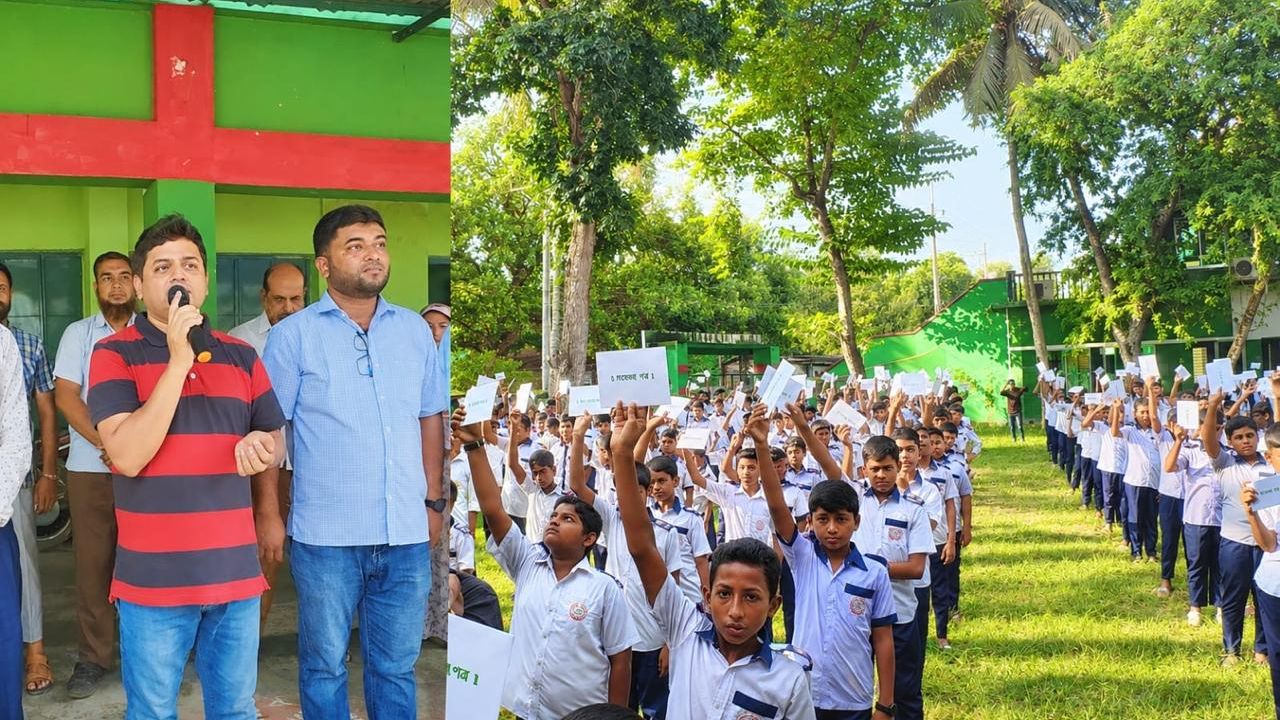 আলমডাঙ্গায় প্রায় ২০ হাজার অভিভাবককে শুভেচ্ছাপত্র" ছাত্রদল নেতা: মোমিন মালিতা