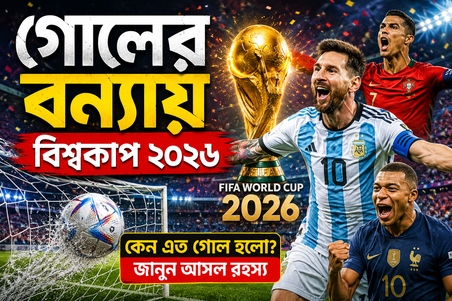 গোলের বন্যায় বিশ্বকাপ ২০২৬ | কেন এত গোল হলো? জানুন আসল রহস্য