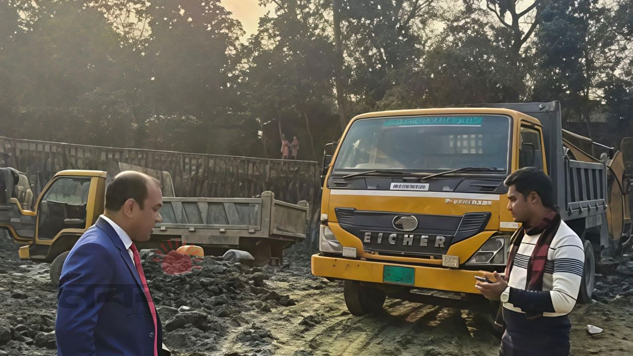 শিবগঞ্জে অবৈধ মাটি কাটা বন্ধে কঠোর অভিযান ও জরিমানা