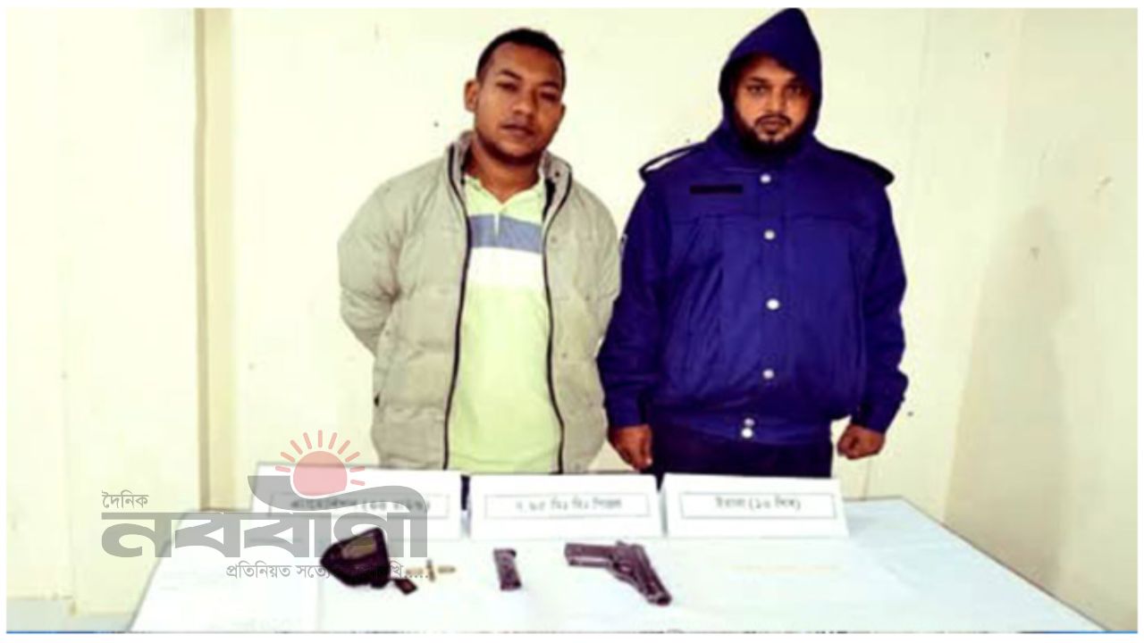 খাগড়াছড়ি গুইমারা এলাকায় যৌথ বাহিনীর অভিযানে  অস্ত্র ইয়াবাসহ যুবক আটক
