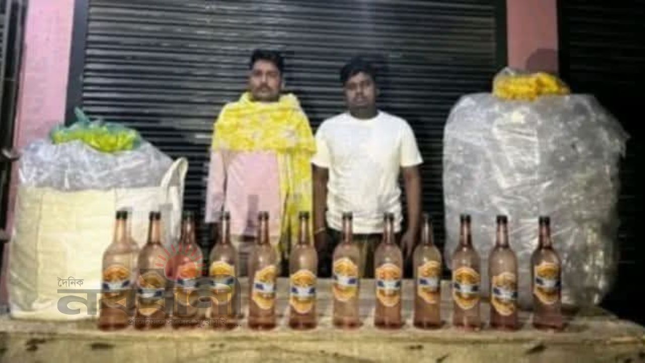 সেনাবাহিনীর অভিযানে দেশীয় মদ ও সরঞ্জামসহ দুই মাদক ব্যবসায়ী আটক