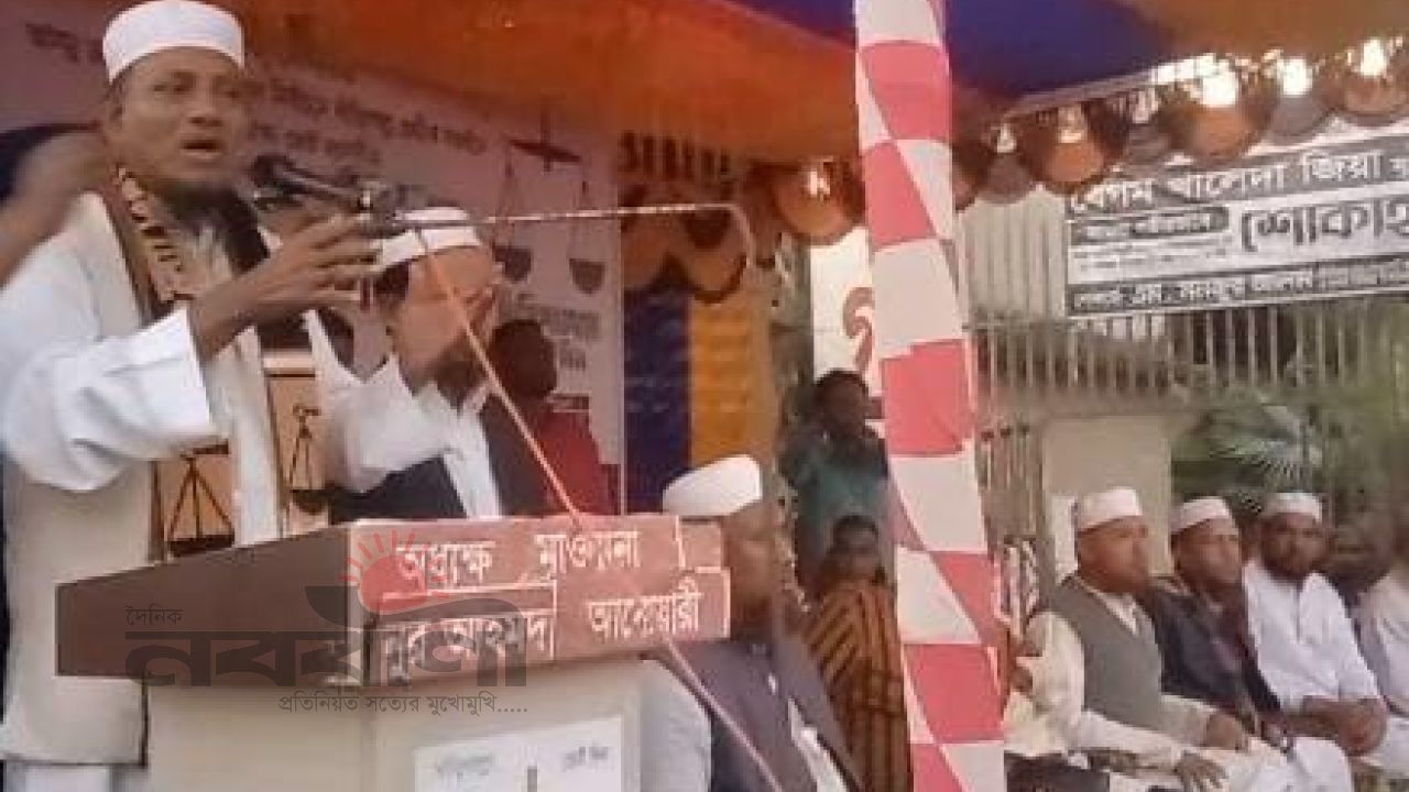 অধ্যক্ষ মাওলানা নুর আহমদ আনোয়ারীর দাঁড়িপাল্লা মার্কার সমর্থনে পথসভা সম্পন্ন