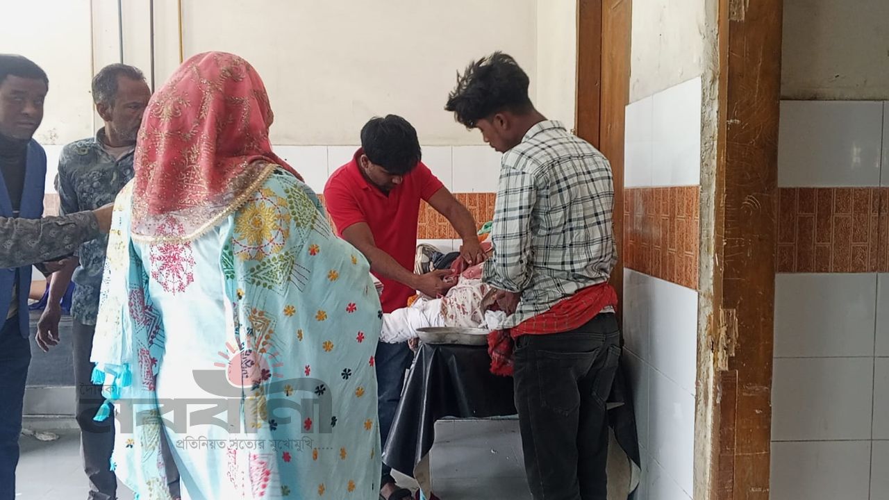 হেমায়েতপুর সরকারি প্রাথমিক বিদ্যালয়ের দপ্তরিকে কুপিয়ে জখম