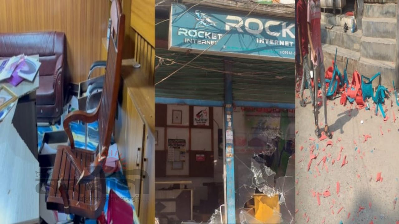 বিএনপির অফিস ও ব্যবসায়ীর কার্যালয়ে আ.লীগ-যুবলীগের হামলা, নগদ ৮ লাখ টাকা লুটের অভিযোগ