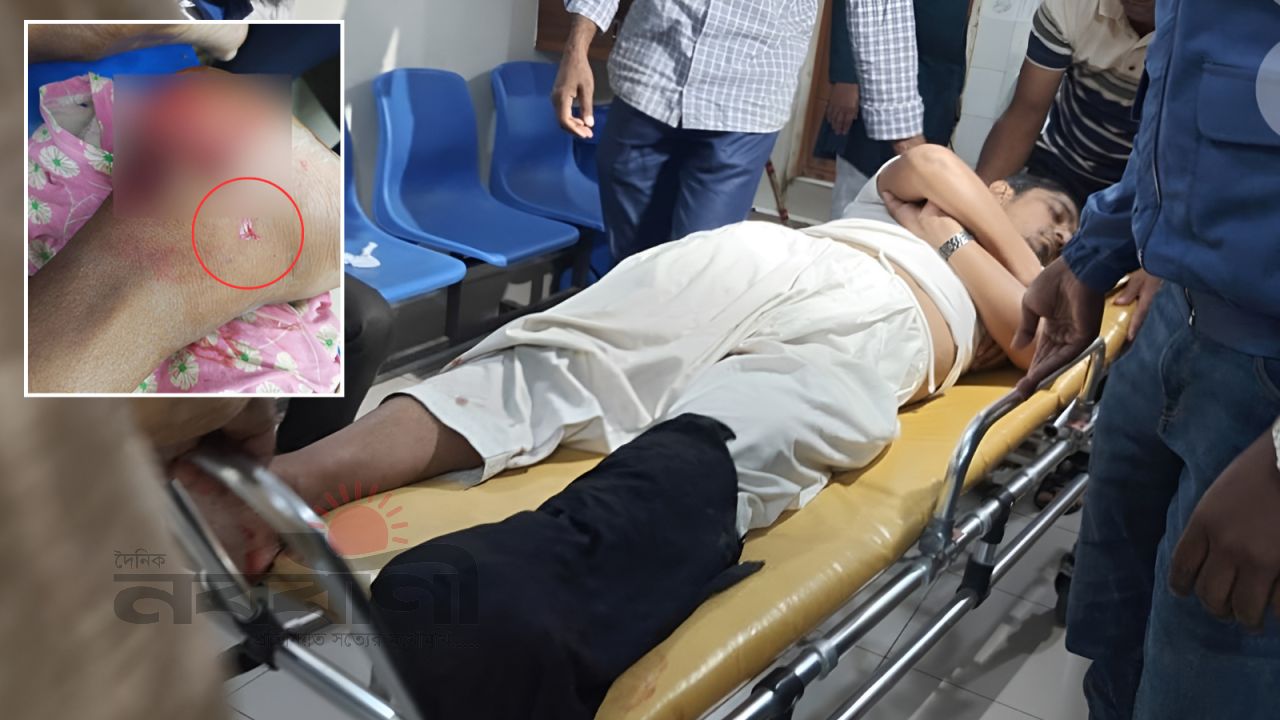 নিজের পিস্তল পরিষ্কার করতে গিয়ে পুলিশ কর্মকর্তা গুলিবিদ্ধ