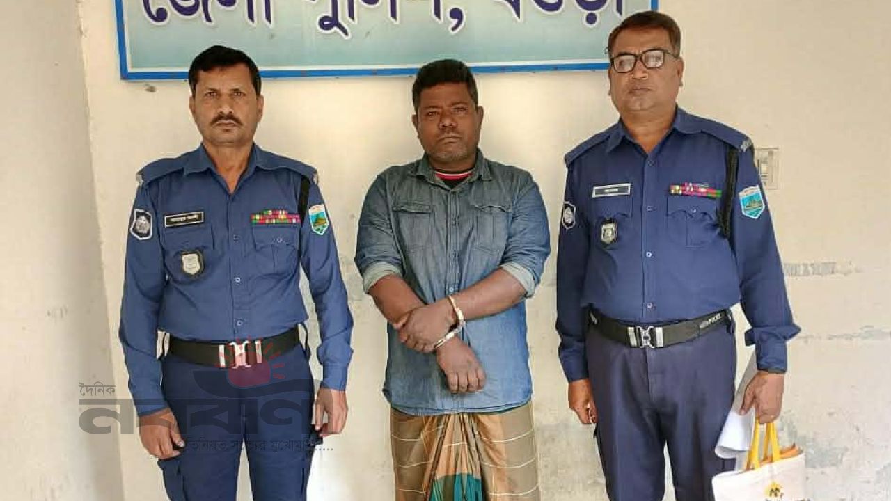 ধুনটে মোটরসাইকেলসহ চোর আটক : গণধোলাইয়ের পর পুলিশে সোপর্দ