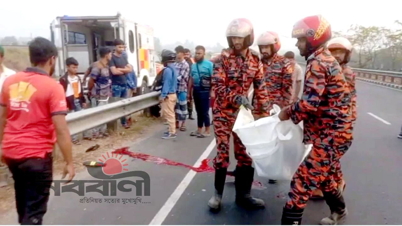 শ্রীনগরে এক্সপ্রেসওয়েতে মোটরসাইকেল নিয়ন্ত্রণ হারিয়ে যুবক নিহত, আহত ১