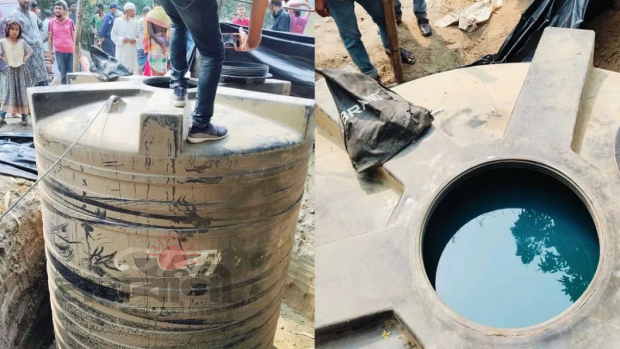 মাটির নিচে ১০ হাজার লিটার ডিজেল উদ্ধার