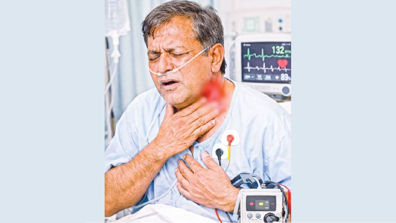 সামান্য গলাব্যথাই ডেকে আনতে পারে স্থায়ী হৃদরোগ