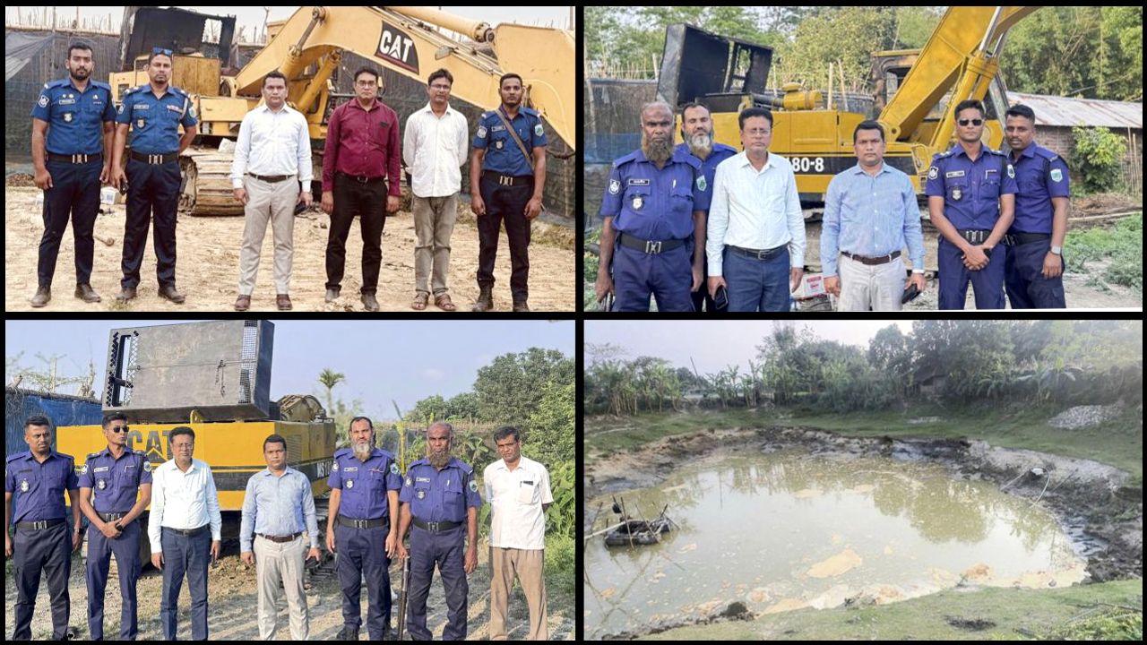 রাজশাহীতে অবৈধ পুকুর খনন বন্ধে প্রশাসনের কঠোর অবস্থান 