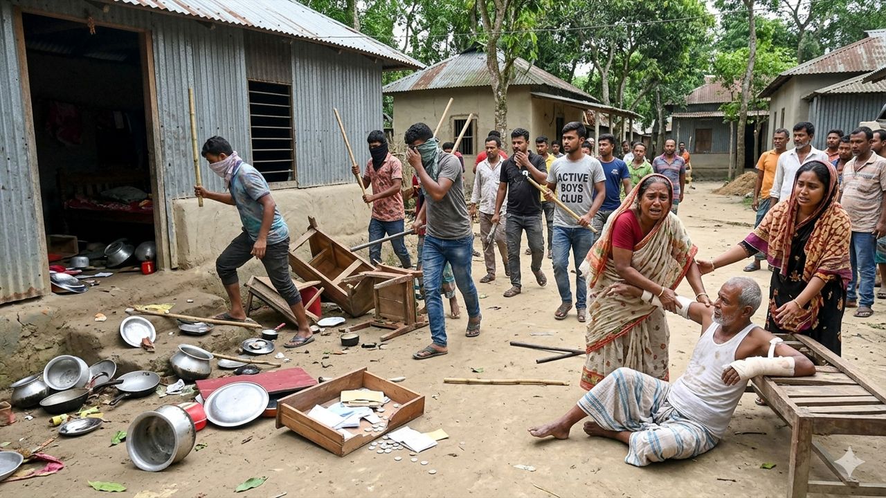 বাহুবলে পূর্ব জয়পুরে অস্ত্রসজ্জিত হামলা-ভাঙচুর, নগদ টাকা ও স্বর্ণালংকার লুট; থানায় মামলা