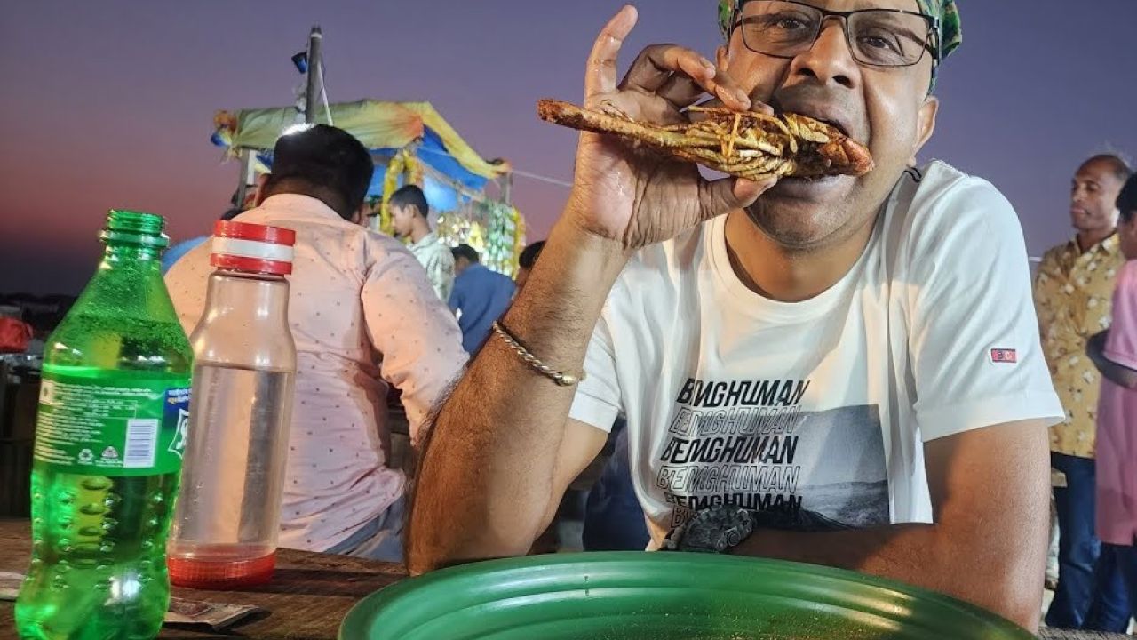 সমুদ্রের হাওয়ায় ভাজা মাছ, কুয়াকাটার ফিস ফ্রাই মার্কেট এখন পর্যটকদের টান