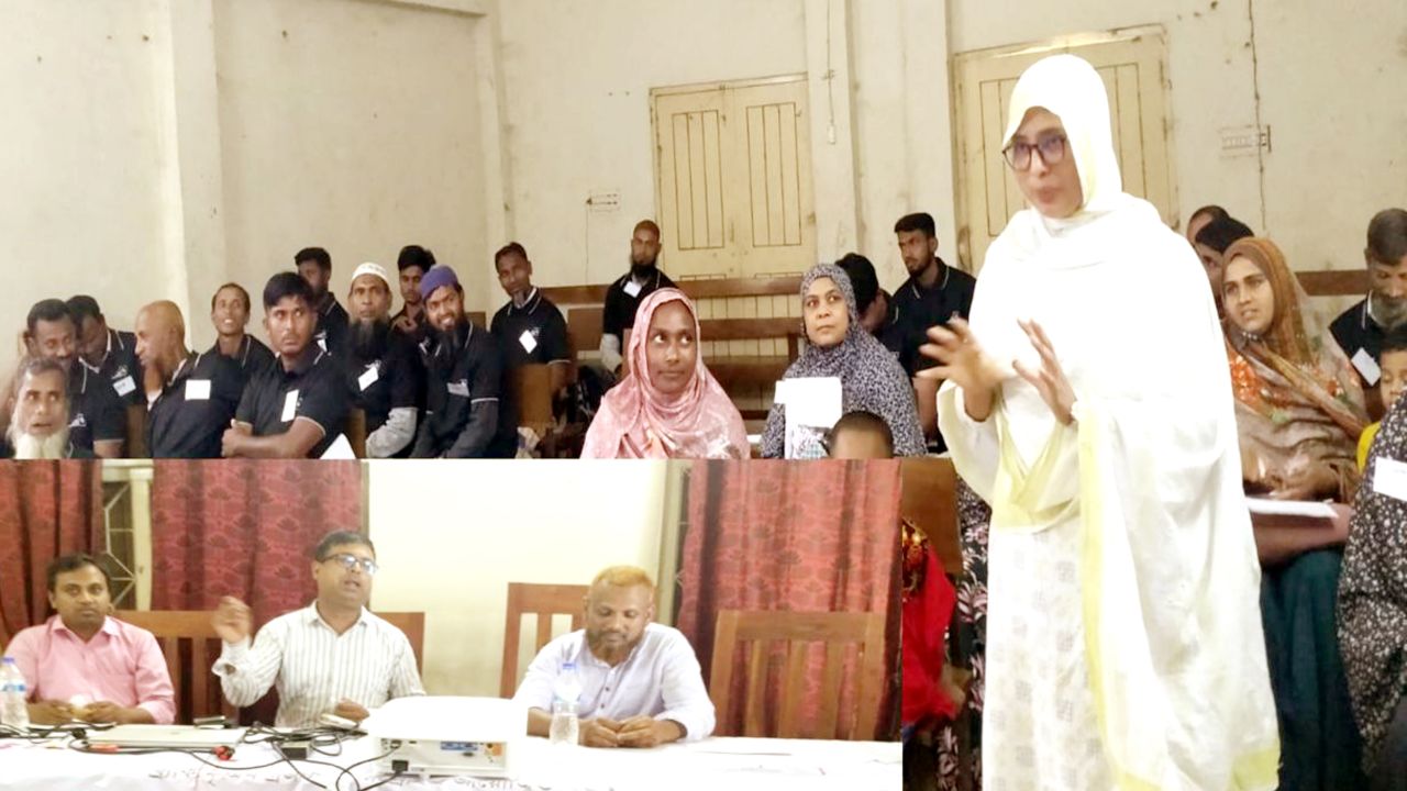 রংপুরের বদরগঞ্জে খামারিদের দক্ষতা বাড়াতে দুগ্ধ উৎপাদন ও গাভী পালন বিষয়ে প্রশিক্ষণ