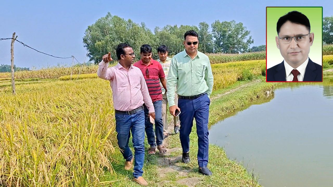 সংবাদ প্রকাশের পরই এমপি ডাঃ টিপু'র উদ্যোগ: ভাঙা বেরিবাঁধ পরিদর্শনে পিআইও