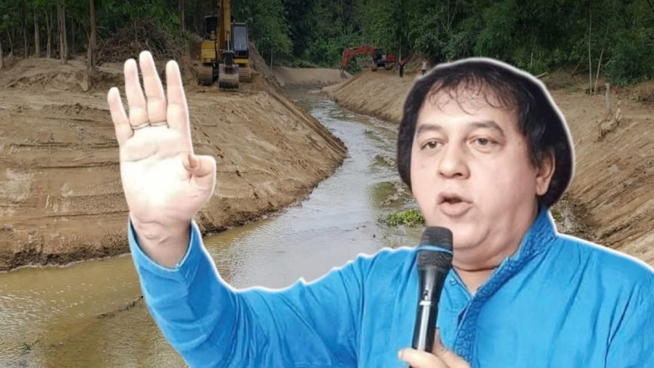 গুইমারায় ৩ কোটি টাকার খাল পুনঃখনন প্রকল্পে নতুন আশার আলো