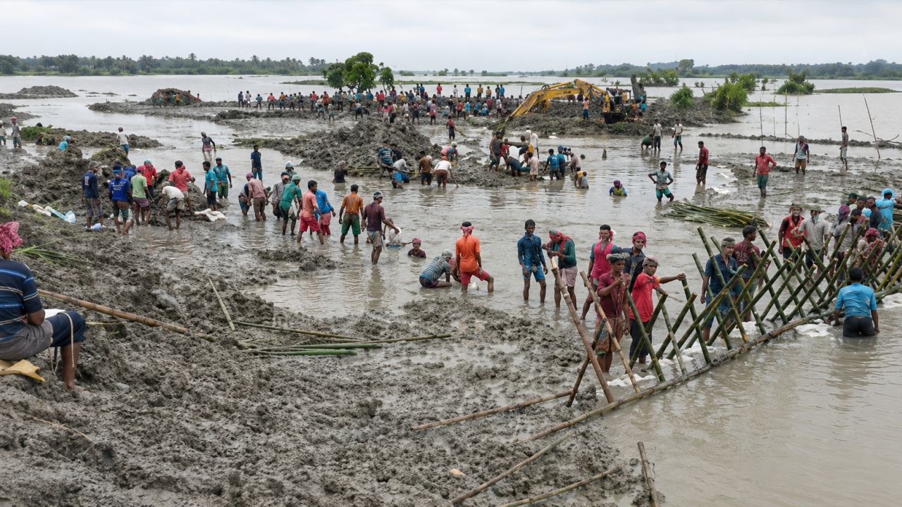 কয়রা-পাইকগাছায় বেড়িবাঁধ ও লবণাক্ততা বড় ইস্যু