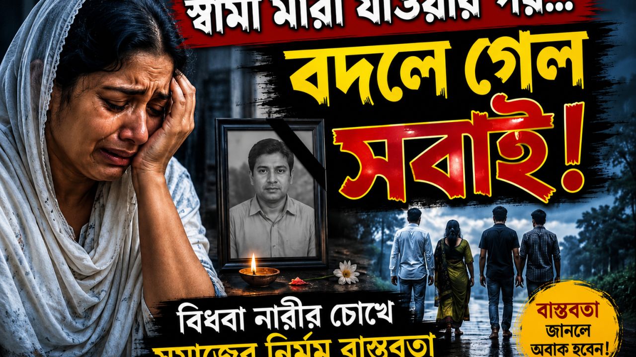স্বামী মারা যাওয়ার পর বুঝলাম, মানুষ কত দ্রুত বদলে যায়