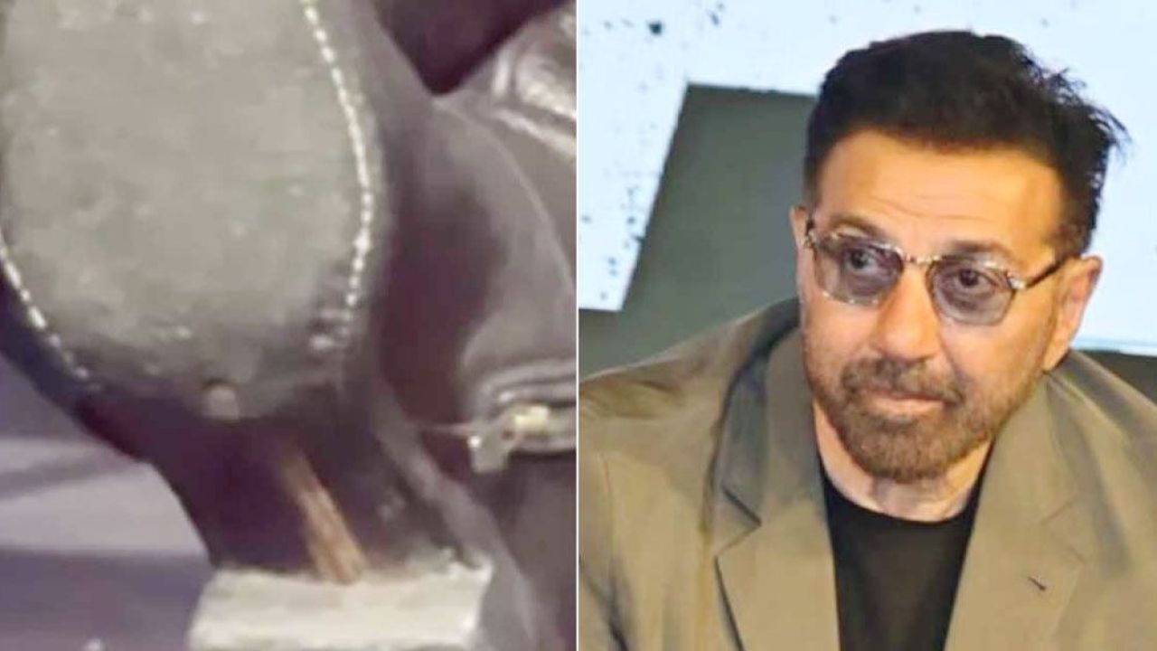 পোশাক নয়, এবার ছেঁড়া জুতাই আলোচনায় সানি দেওল