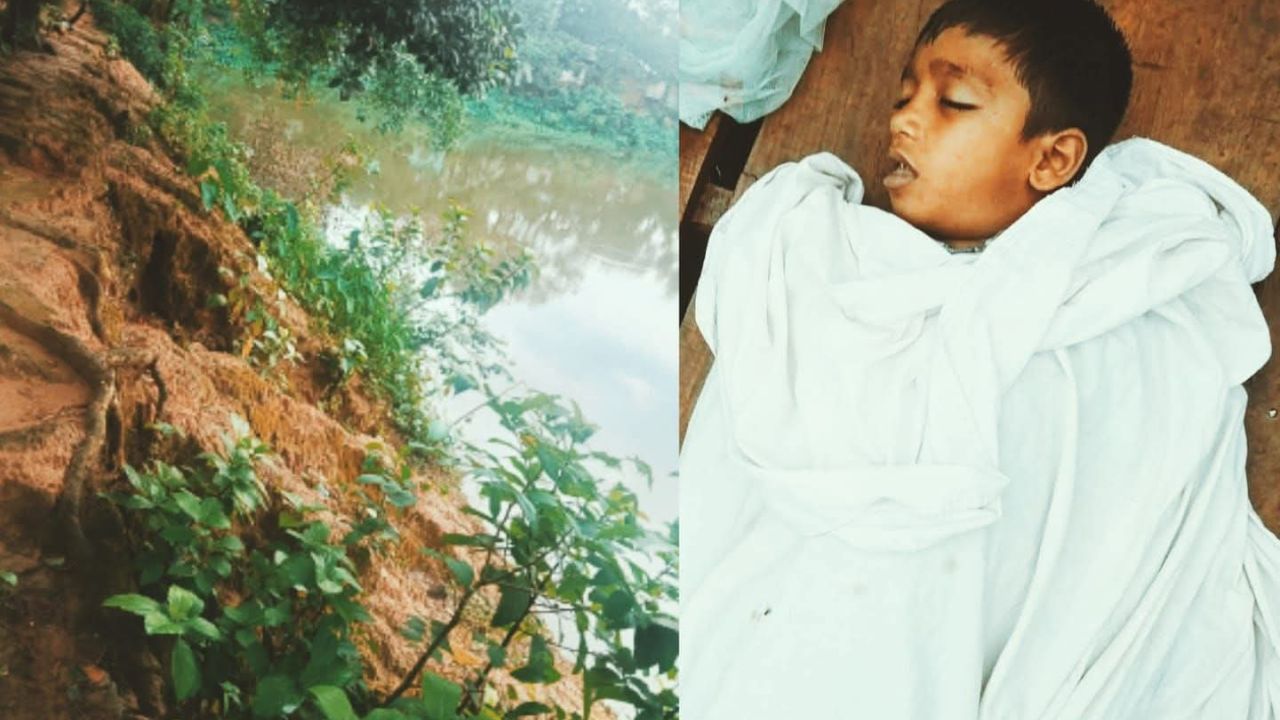 ঘোড়াঘাটে জাম কুড়াতে গিয়ে পুকুরে ডুবে শিশুর মৃত্যু