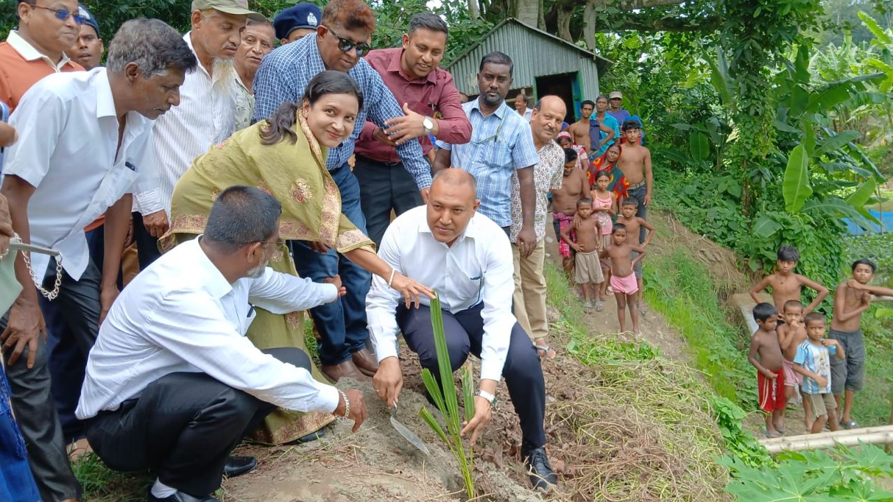 মুকসুদপুরে বৃক্ষরোপন কর্মসূচির উদ্বোধন 