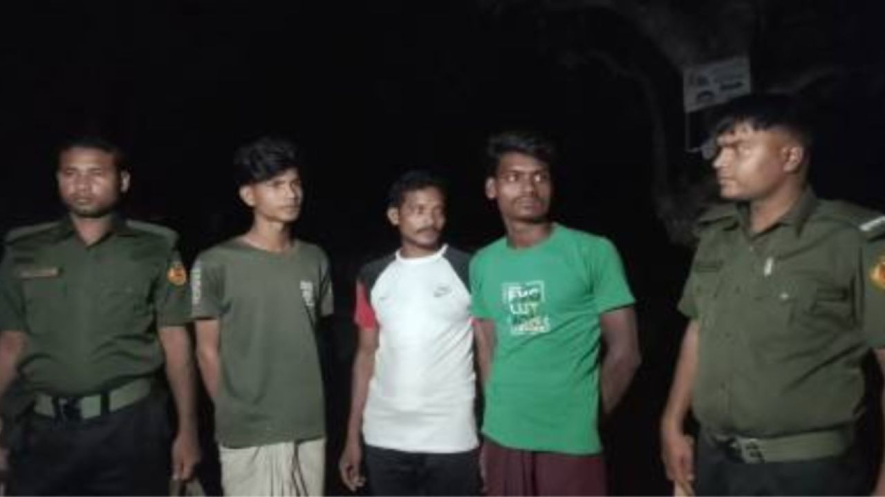 তাড়াশে গভীর রাতে মাদকবিরোধী অভিযান, তিন যুবকের কারাদণ্ড