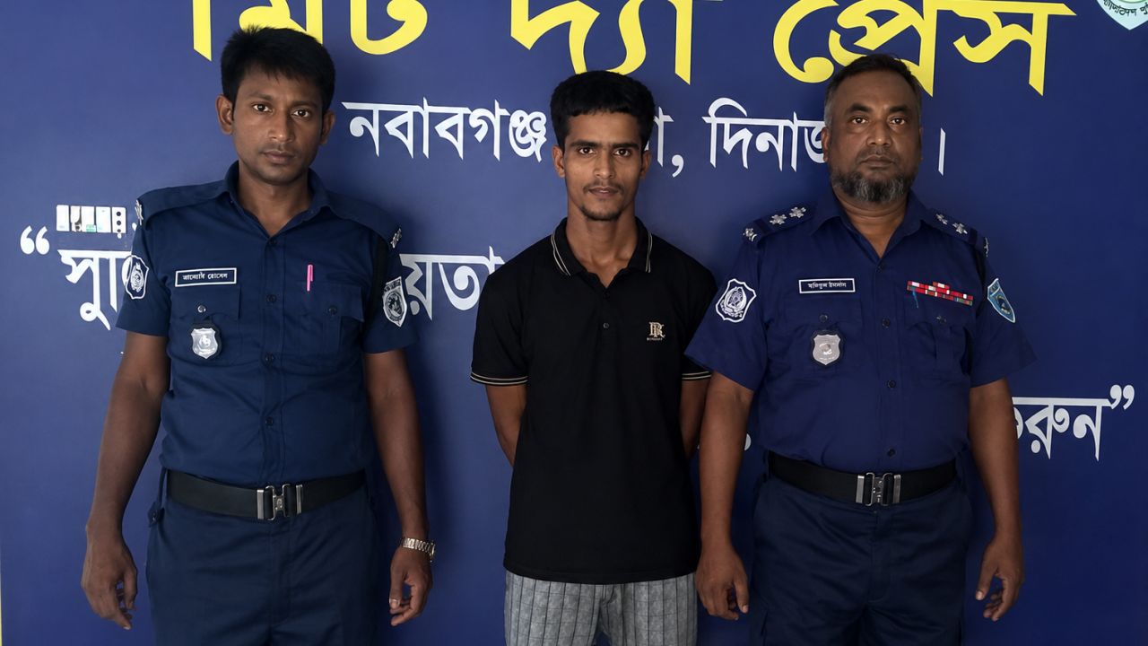 নবাবগঞ্জে ৫ মাস ২০ দিন পর সানজিদা হত্যা মামলার রহস্য উদঘাটন করলো পুলিশ, অভিযুক্ত গ্রেপ্তার