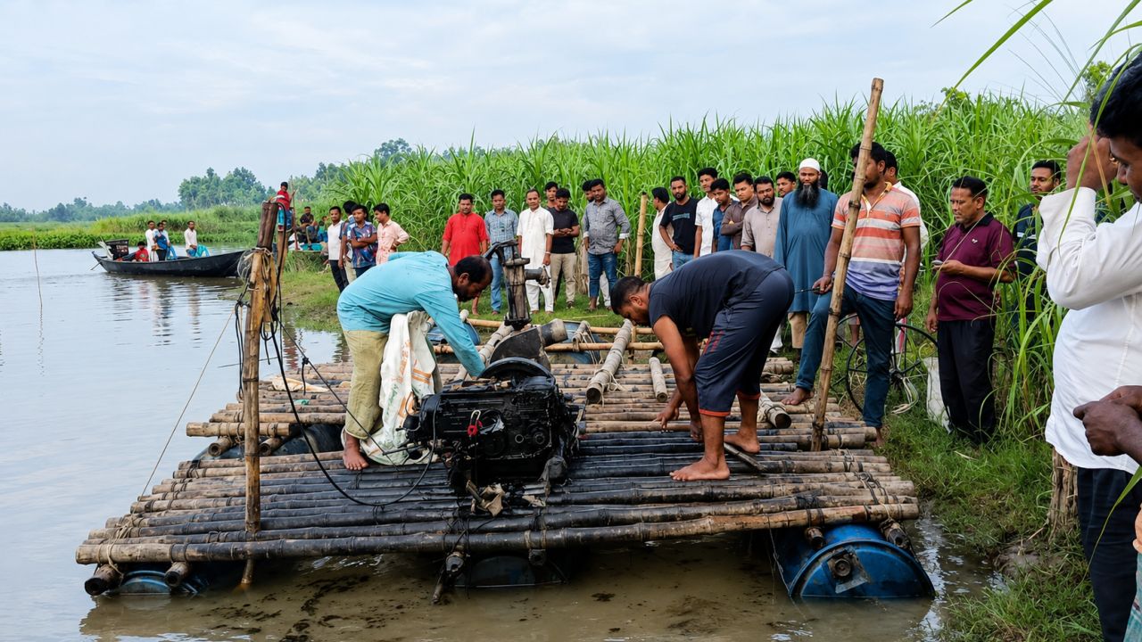 এমপির নেতৃত্বে বাঙালি নদীতে সাঁড়াশি অভিযান: অবৈধ বালু উত্তোলনের ৬ ড্রেজার ধ্বংস, জিরো টলারেন্স ঘোষণা