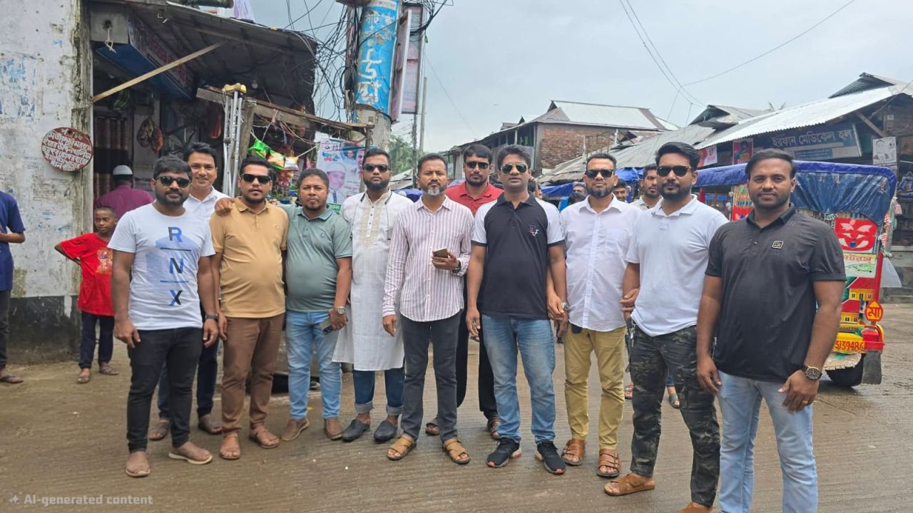 ভোলার চরফ্যাশনে ছাত্রদের উস্কানিমূলক আন্দোলন প্রতিরোধে আছেন যুবদল