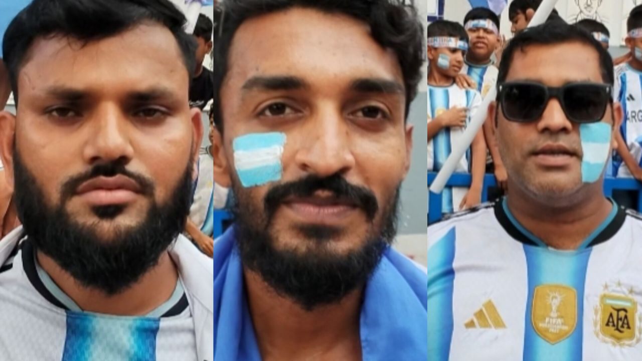 ফরিদপুরে আর্জেন্টিনা সমর্থকদের শোভাযাত্রা ফাইনালে জয়ের প্রত্যাশা