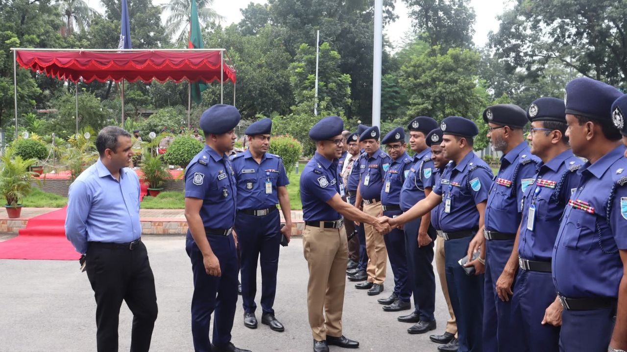 গাজীপুর জেলার নবাগত পুলিশ সুপার মোহাম্মদ জসীম উদ্দিনের যোগদান