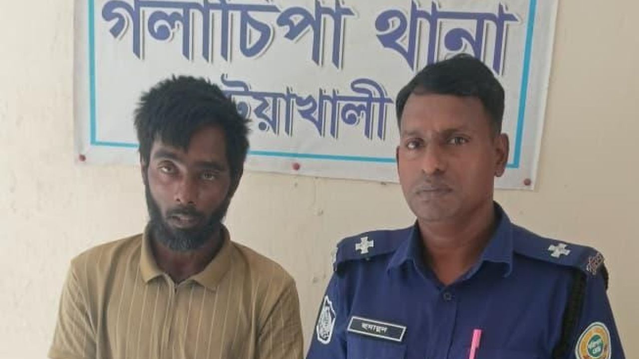 গলাচিপায় বিশেষ অভিযানে ৬০ গ্রাম গাঁজাসহ আটক ১