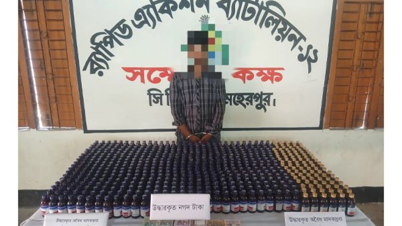 জীবননগরে মাদকসহ যুবক গ্রেপ্তার