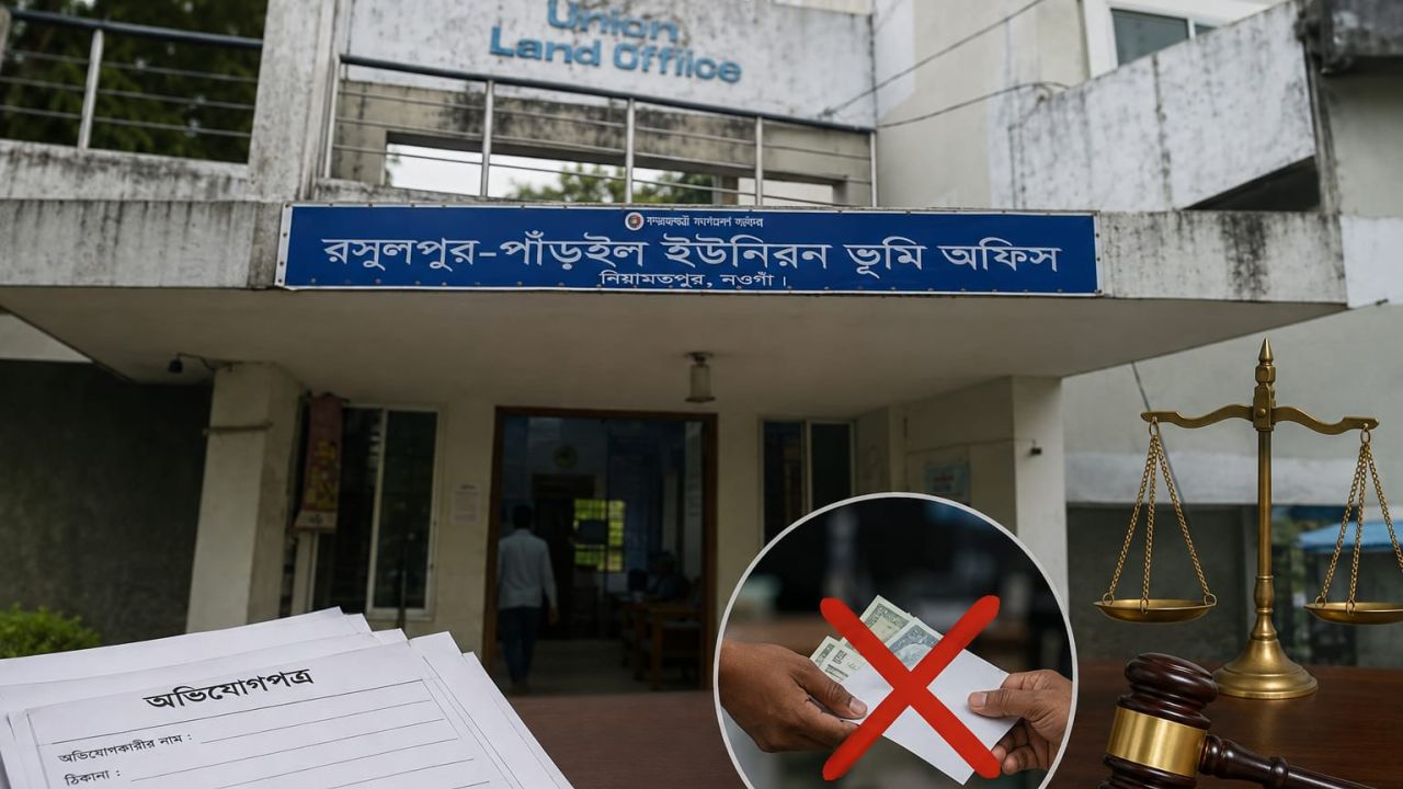 নিয়ামতপুরে এসিল্যান্ড-নায়েবের বিরুদ্ধে অভিযোগ, অথচ অভিযোগকারীই জানেন না
