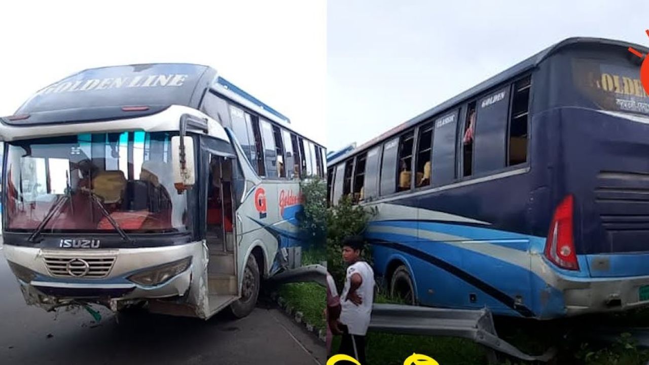 ভাঙ্গায় বাসের ধাক্কায় আরেক বাসের হেলপার নিহত, আহত ৫